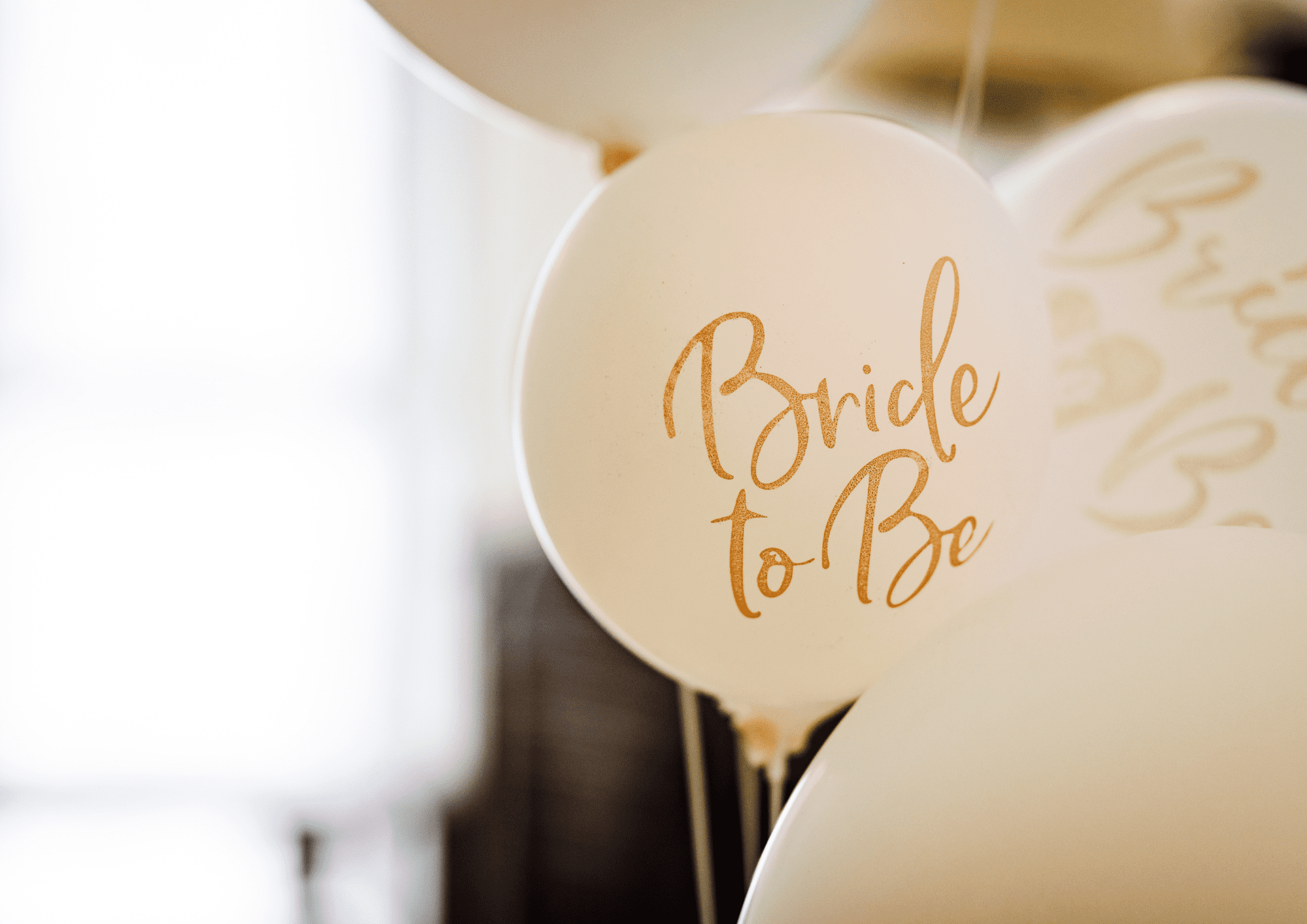Ballons bride to be