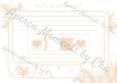 Carte DJ à imprimer