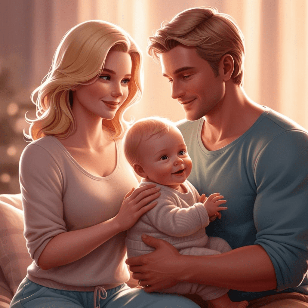 Avatar jeune couple avec un bébé
