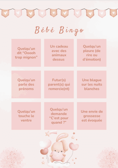 Livrets de jeux spécial Baby Shower à imprimer – Image 3
